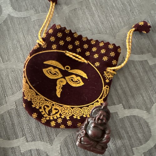 Mini lucky buddha statue - statue, &