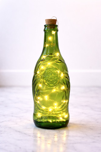 Lucky buddha beer bottle - beer,