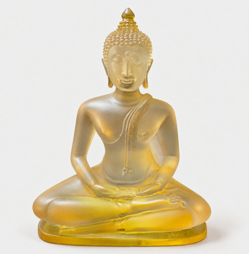 Translucent gold tone seated - gold,