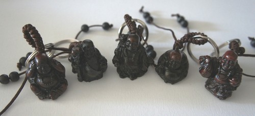 Lucky buddha key ring - lucky,