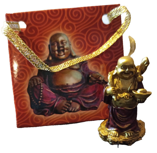 Mini lucky buddha - buddha, bag