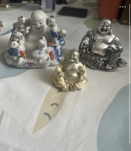 Laughing buddha figurines - buddha,