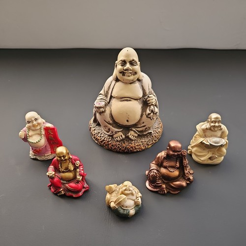 Vintage lucky buddha statues - vintage,