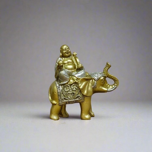 Lucky buddha elephant - buddha, on