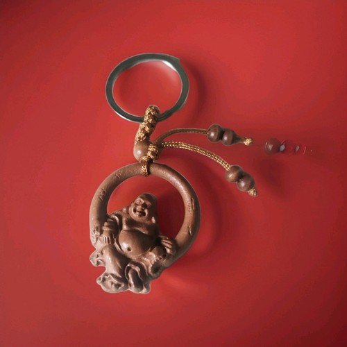 Lucky buddha keyring - lucky,