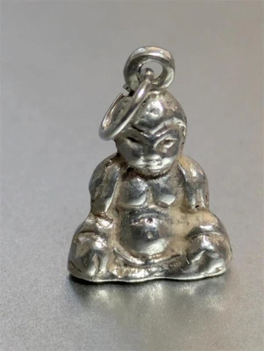 Solid sterling silver lucky - solid,