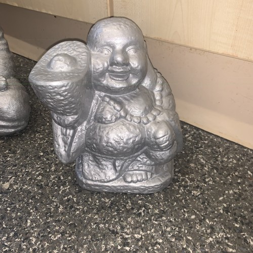 Vintage clay buddha statue - clay,